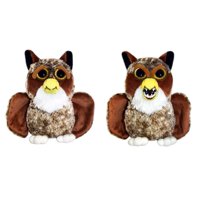 Peluche Feisty Pets El Cobarde Daniel Búho Cornudo Feisty Pets