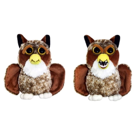 Peluche Feisty Pets El Cobarde Daniel Búho Cornudo Feisty Pets