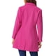 thumbnail image 3 of INSPIRE CHIC Abrigos de Mujer con Botonadura Simple Abrigo Largo de Invierno Gabardina XS Rosa Fucsia, 3 of 6