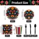 thumbnail image 2 of Juego de vajilla Jremreo 175 piezas, 25 porciones, Mexican Fiesta, 2 of 6