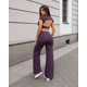 thumbnail image 2 of Conjunto Deportivo Para Mujer Crop Top Espalda Abierta Y Palazzo, 2 of 3