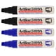 thumbnail image 1 of Set de 4 marcadores de borrado en seco Shachihata 10 mm (2 negros, 2 azules), 1 of 1