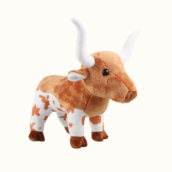 Animal De Peluche Vaca Divertida Piel Animada Amigable Para Coche Dormitorio Niños Juguete