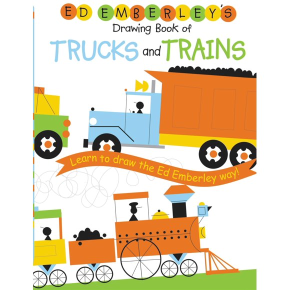 Libro LB Kids: Dibujos de Camiones y Trenes de Ed Emberley