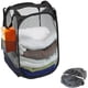 thumbnail image 3 of Cesto de ropa sucia simple de malla desplegable para artículos del hogar con bolsillo lateral, 3 of 6
