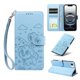 thumbnail image 1 of Funda Cartera para iPhone 16e Perro Cachorro Grabado con Tarjetas Soporte Correa Azul, 1 of 6
