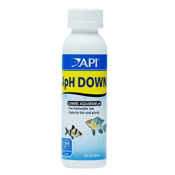Solución reductora de pH API pH DOWN para acuarios de agua dulce