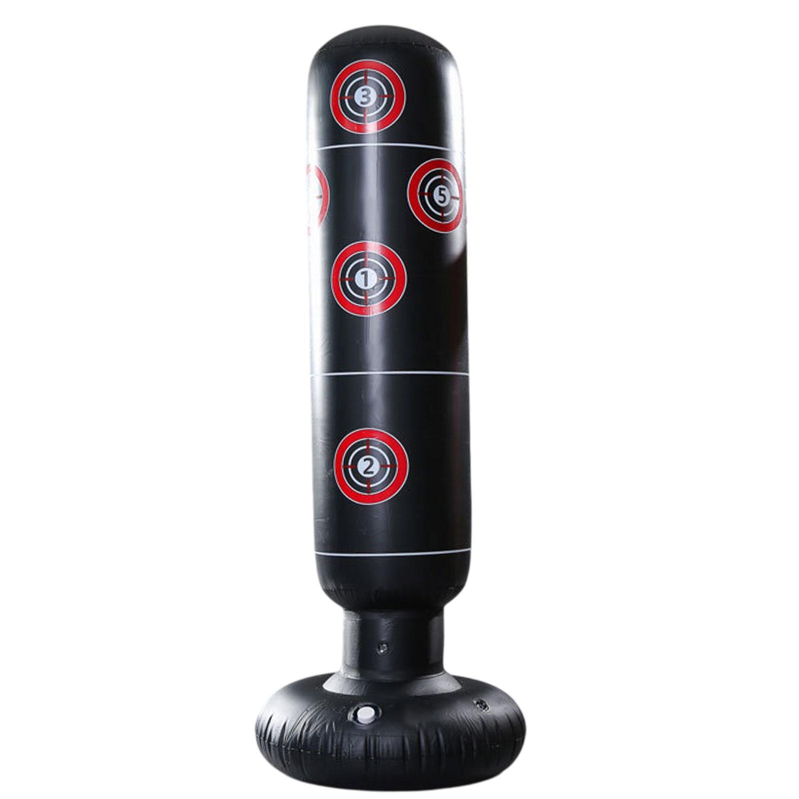 Magideal - Saco De Boxeo Inflable, Juguete De Boxeo, Saco De Arena Para Entrenamiento Con Soporte, Saco De Boxeo, Equipo De Boxeo Para Ejercicios De Muay Thai Y