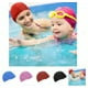 thumbnail image 1 of Gorro Natación Unisex Naylon Licra Piscina Baño Adulto Niño, 1 of 3