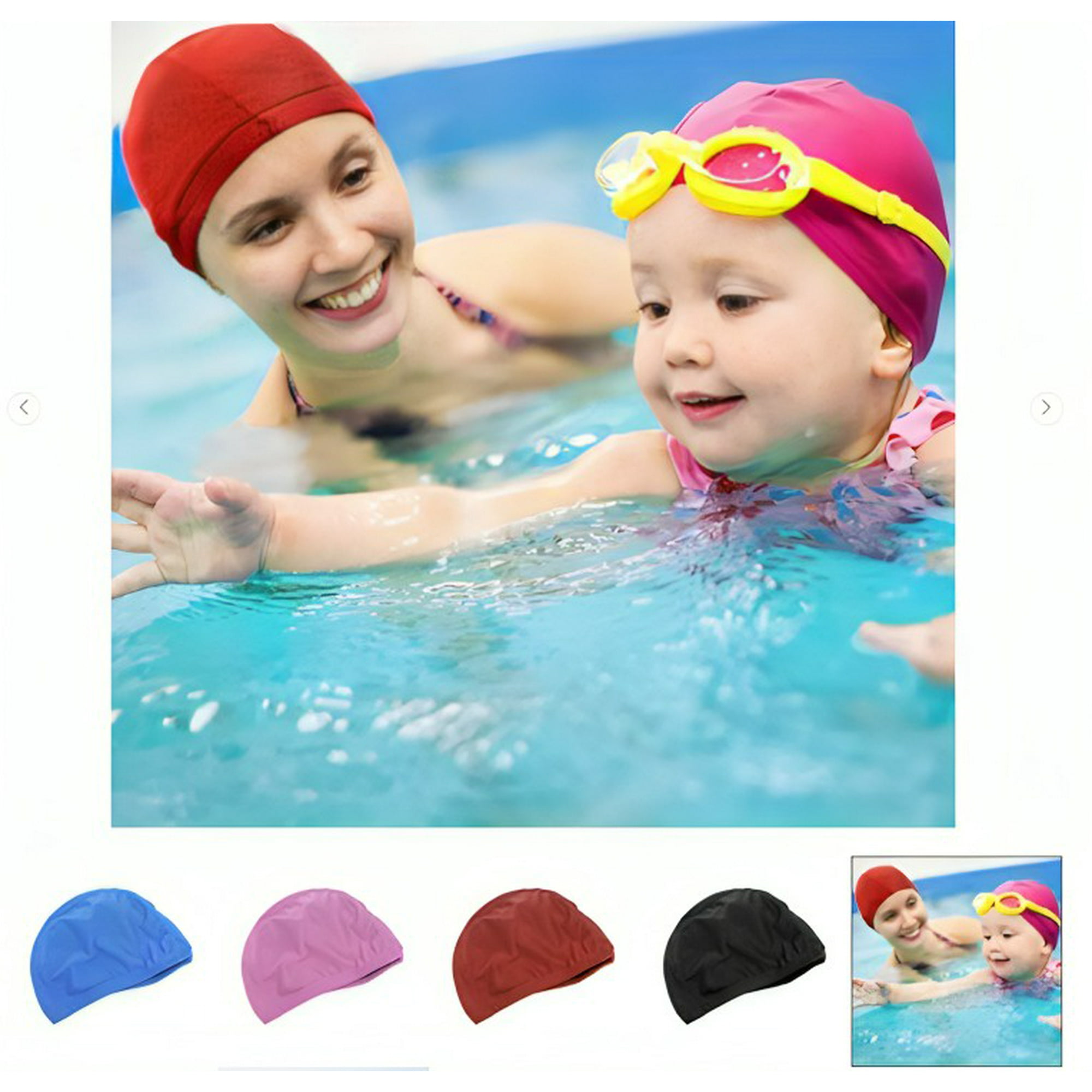 Genérico - Gorro Natación Unisex Naylon Licra Piscina Baño Adulto Niño