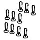thumbnail image 3 of Clip De Gancho De Resorte Giratorio De Plástico Resistente De 10 Piezas Que Se Adapta A Correas De 12 Mm, 3 of 5