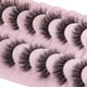 thumbnail image 5 of Pestañas postizas tenues de aspecto natural, banda transparente de 15 mm, 10 pares, paquete múltiple, suaves y reutilizables, hechas a mano por, 5 of 7