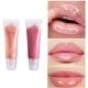 thumbnail image 4 of 6 tubos de brillo de labios 8 ml Transparente Suave Vacío Envases de bálsamo labial recargables Mini tubos cosméticos para maquillaje cosmético y artículos de tocador de viaje, Transparente, 4 of 5