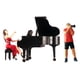 thumbnail image 2 of Escena De Figura De Pianista 1/64 Tocando El Piano, 2 of 6