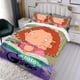 thumbnail image 3 of Tal como lo contó Ginger Conjunto de sábanas temático, trío de piezas, cómodo y amigable con la piel, diseño único, regalo de decoración para el hogar para familiares, amigos y fans,173cm *218cm, 3 of 6