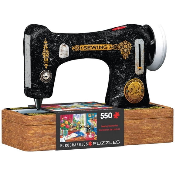 Rompecabezas EuroGraphics para máquina de coser en lata, 550 piezas
