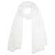 thumbnail image 1 of INSPIRE CHIC Bufanda de Chifón Sólida para Mujer Ligera Suave Transparente Larga Envoltura para la Cabeza Chales Bufandas Blanca 68.9x29.5 pulgadas, 1 of 7