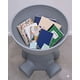 thumbnail image 4 of Mesa De Arrimo Con Compartimento Organizador Integrado Gris, 4 of 6