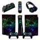 thumbnail image 1 of Pegatina para consola de juegos compatible con PlayStation 5 Edición Disco y Digital, juego de piel para controladores - Película protectora de color sólido Galaxy Marble, 1 of 1