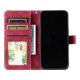 thumbnail image 3 of Funda Cartera para Samsung Galaxy S23 Tapa con Ranuras, Soporte y Correa Rojo, 3 of 5