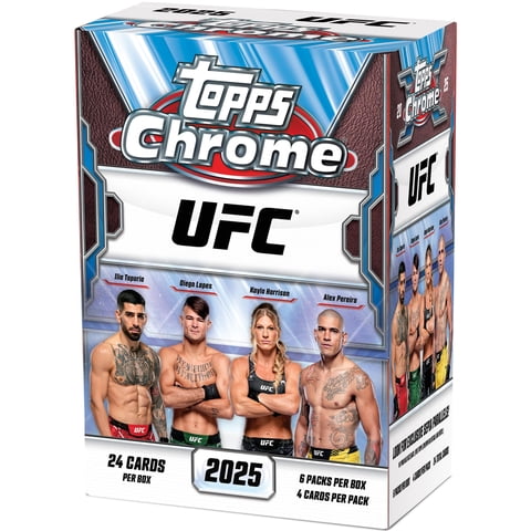 Cartas De Colección Topps 2025 Chrome Ufc Selladas De Fábrica