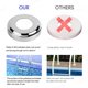 thumbnail image 5 of Placas embellecedoras para escalera de piscina Blasoul de acero inoxidable, paquete de 4, 5 of 6