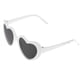 thumbnail image 2 of Par de gafas de sol con montura de corazón para mu?ecas americanas de 18 '' blancas, 2 of 3