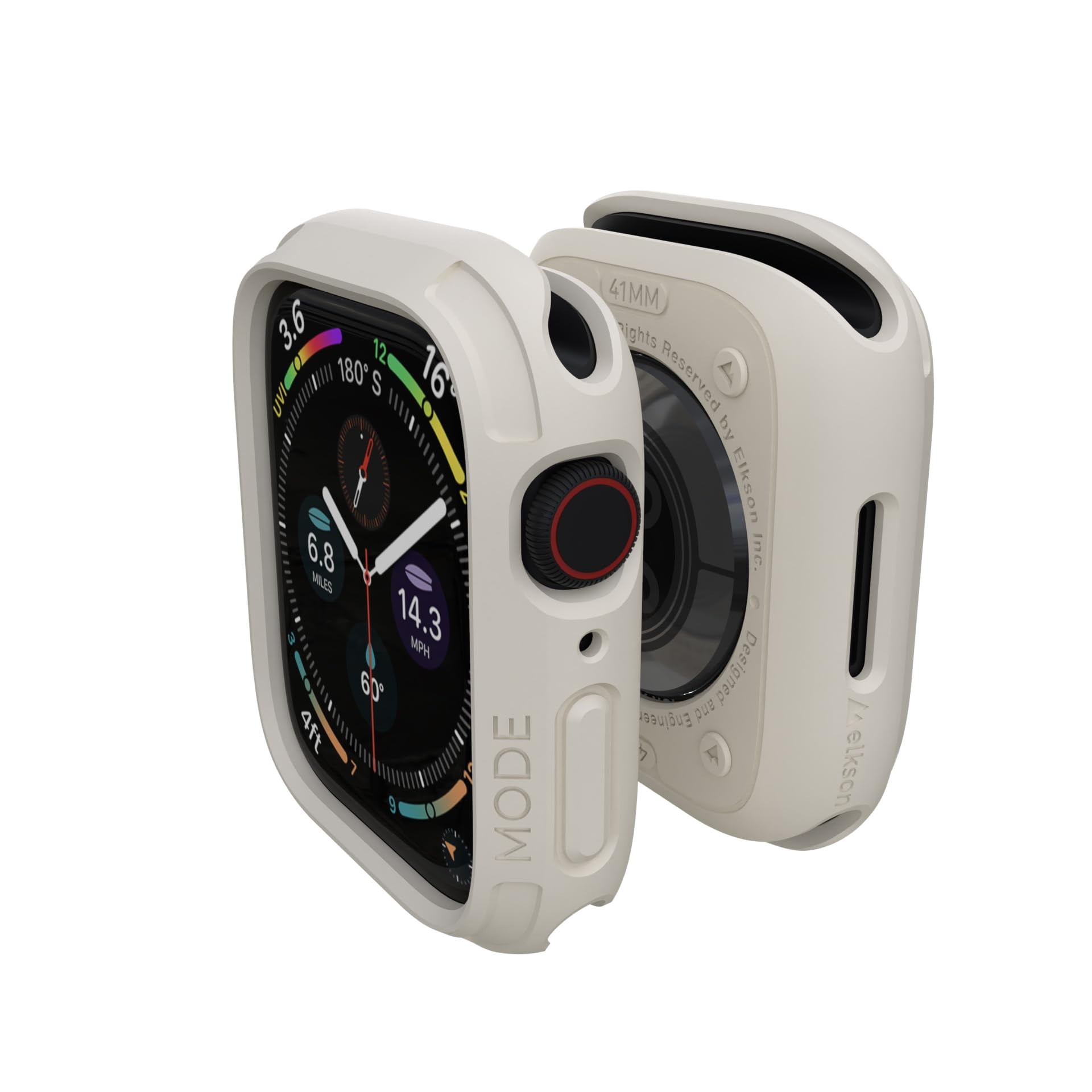 Funda Protectora Elkson Quattro Series Compatible Con Apple Watch 41/40 Mm