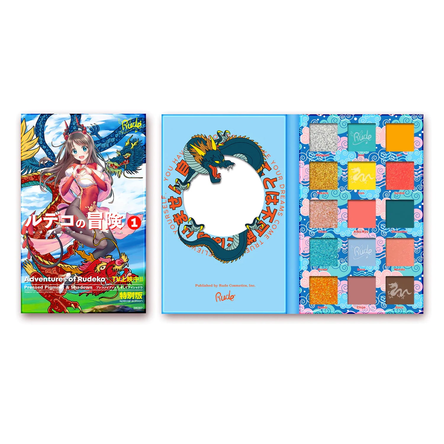 Rude - Paleta De Sombras "las Aventuras De Ko
