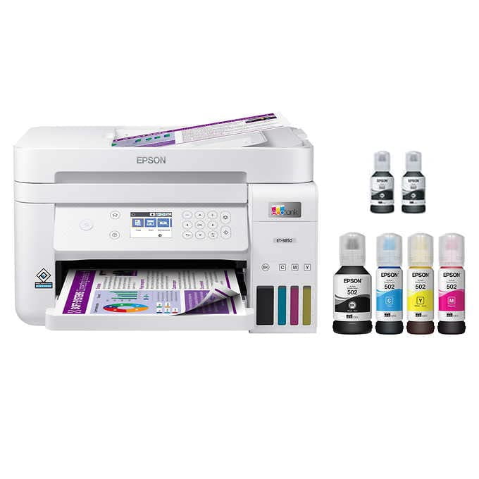 Impresora Epson Ecotank Et-3850 Supertank Inkjet Inkjet Inalámbrica