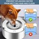 thumbnail image 3 of Cuenco de Agua para Perro Cmswiftify 3 L Antiderrame de Acero Inoxidable, 3 of 9