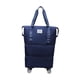 thumbnail image 3 of Bolsa De Lona Con Ruedas Para Ropa, Bolso De Mano Con Ruedas Para Exteriores, Deportes, Fitness, Azul Oscuro, 3 of 5