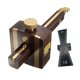 thumbnail image 1 of 2 unids marcador de madera de madera escriba escriba mortero con tornillo de latón de medición, 1 of 6