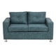 thumbnail image 2 of Living George 211 Cuero Auris Azul Petroleo, 2 of 10
