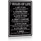 thumbnail image 1 of Letrero rezar mejor manera conocer Dios placa metal religiosa cristiana 20x30 cm, 1 of 8