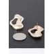 thumbnail image 2 of Aretes Fashnzfab Abstractos Modernos Puddle Dorado, 2 of 2