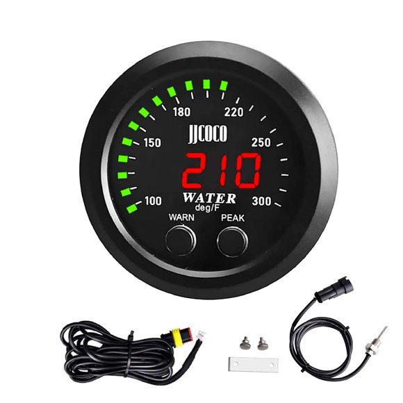 Medidor ZHSYMX de 52 mm para Temperatura del Agua con Sensor NPT de 1/8"