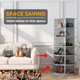thumbnail image 2 of Zapatero giratorio de 6 niveles SpaceAid gris, 2 of 7