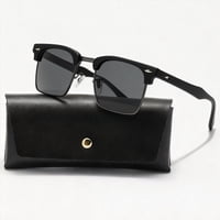 Polasup Gafas Lentes De Sol Duraderas Y A La Moda. Gafas De Sol Artificiales Con La Cara Desnuda,