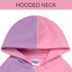 thumbnail image 5 of Sudadera con capucha Hello Kitty para niñas 7‑8 años, rosa, ciruela y con purpurina, 5 of 6