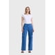 thumbnail image 4 of Jeans Mujer Recto Cargo Azul - ll, 4 of 5