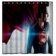 thumbnail image 1 of Cortina de ducha de Superman con ganchos, tamaño 60 x 72 pulgadas, 1 of 3