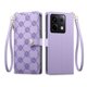 thumbnail image 1 of Funda Billetera con Cierre para [Xiaomi Redmi Note13 Pro] con Tarjetero, Soporte y Correa de ManoMorado, 1 of 5