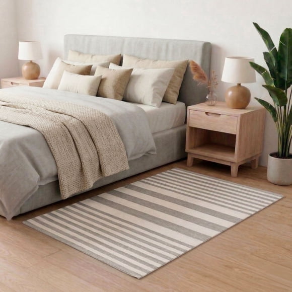 Alfombra Dhurrie Nature 060X120 3244 Sand White