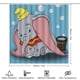 thumbnail image 2 of Dumbo-theme 4-Piece Shower Curtain Set with Rugs, Waterproof Bathroom Decor Set Includes Bath Mat, U-Shaped Rug, Toilet Lid Cover and Curtain with Hooks, 2 of 6