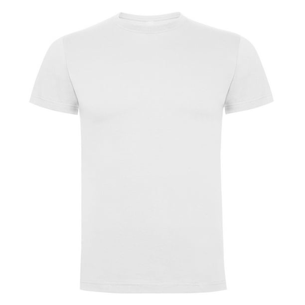 Polera 100% Algodón Manga Corta Hombre