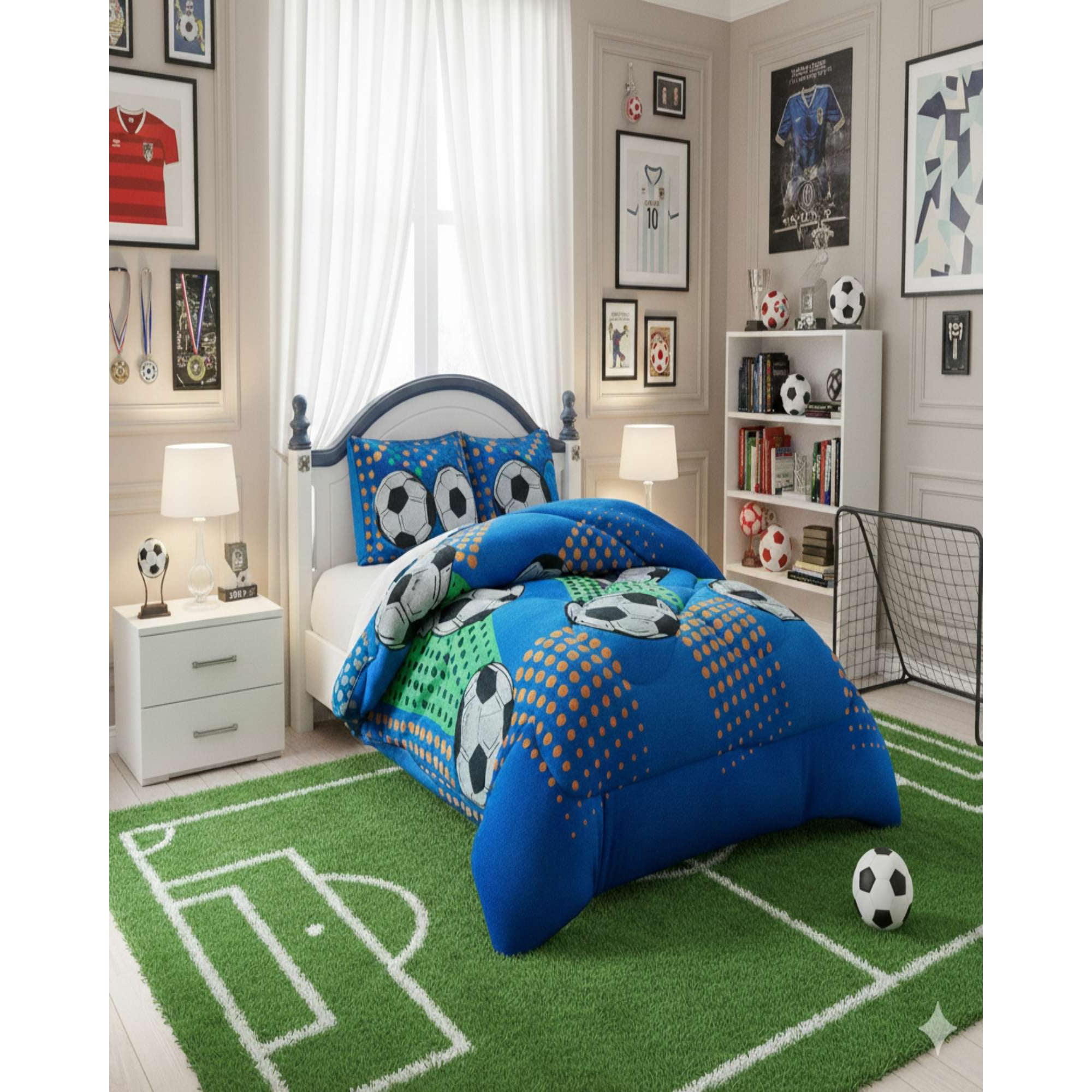 Imac Hogar - Cubrecama Plumón Chiporro Infantil Plaza Y Media Extra Suave Térmico