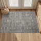 thumbnail image 1 of Alfombra Rugxara 61 × 91 cm Lavable Antideslizante Gris Topo/Gris, 1 of 8