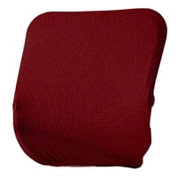 Magideal - Funda Para Asiento De Silla: Elastano, Elástico Cuadrado, Suave, Impermeable, Lavable, Funda Para Respaldo Para Sillas, Silla De Computadora, Muebles, Rojo