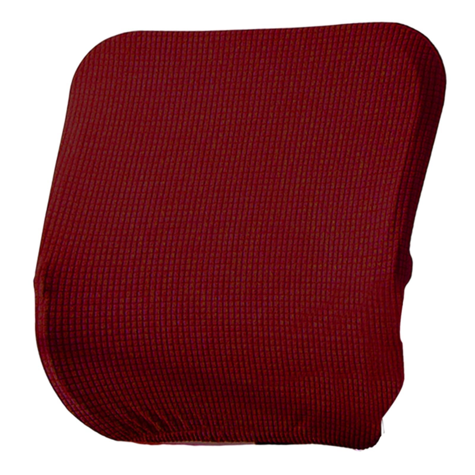 Magideal - Funda Para Asiento De Silla: Elastano, Elástico Cuadrado, Suave, Impermeable, Lavable, Funda Para Respaldo Para Sillas, Silla De Computadora, Muebles, Rojo